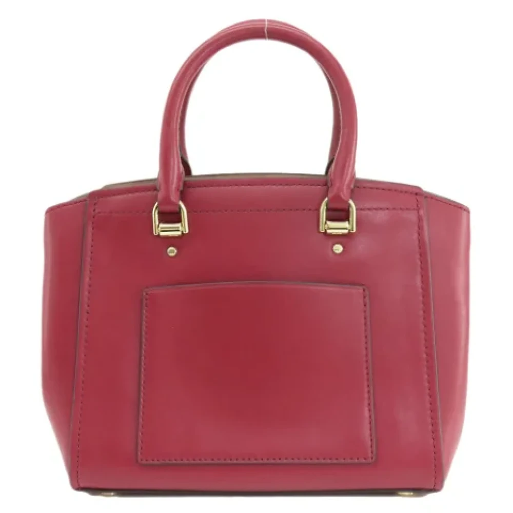 Michael Kors Pre-owned Leather handbags Red Dames