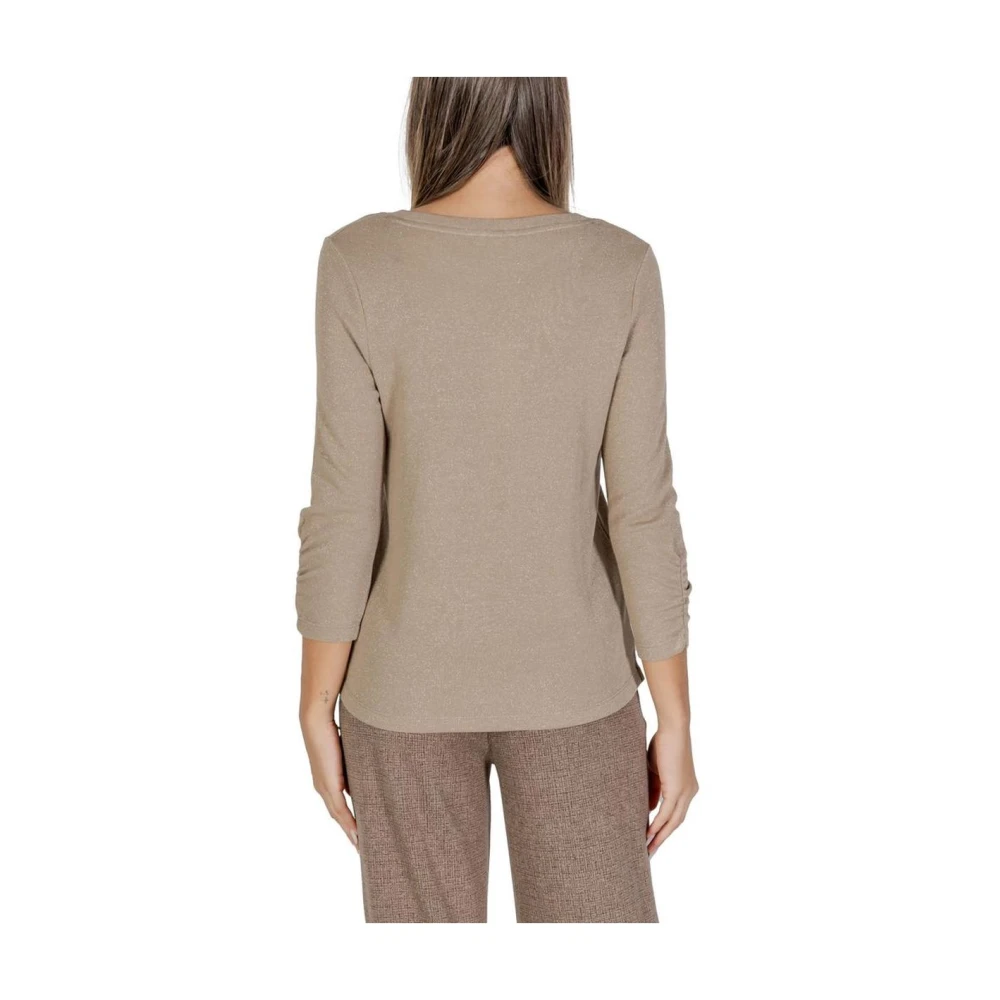 Street One Beige Casual Blouse Top Beige Dames