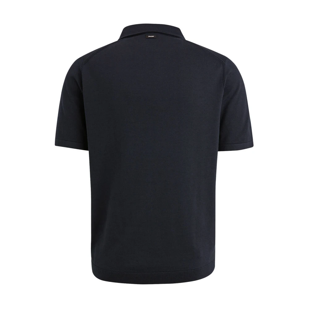 Vanguard Korte mouw katoen modal polo Blue Heren