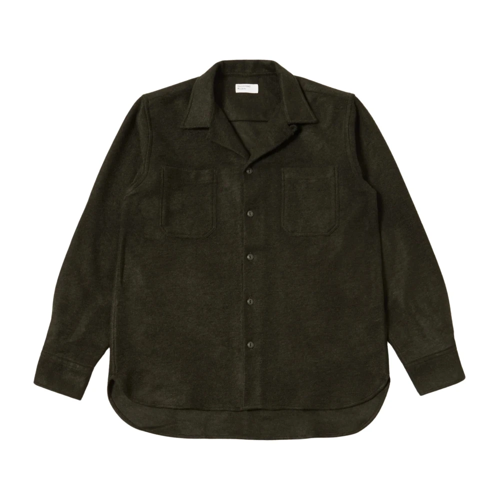 Universal Works Stijlvol werkoverhemd Green Heren