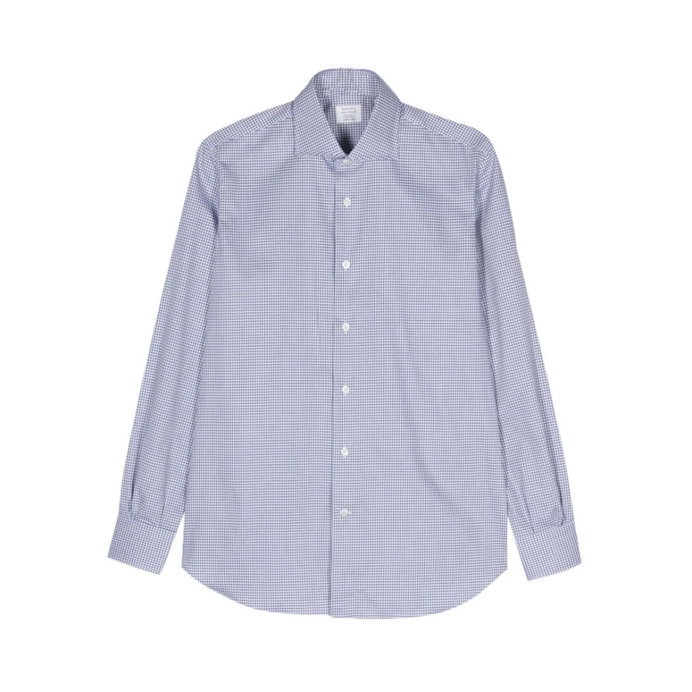 Mazzarelli Casual Shirts Blue Heren