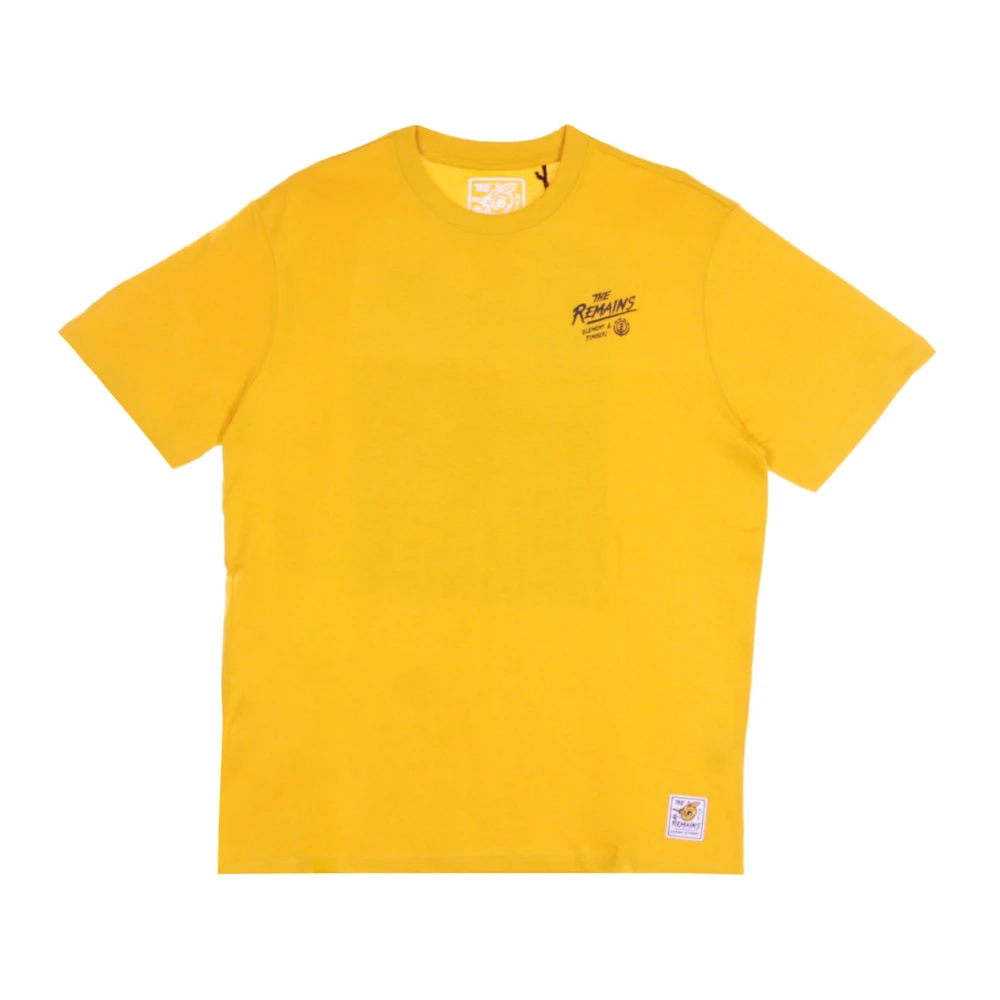 Element Timber Liberty Tee in Old Gold Yellow Heren