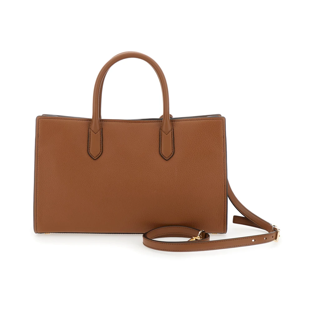 Michael Kors Bruine Tassen MD EW Satchel Brown Dames