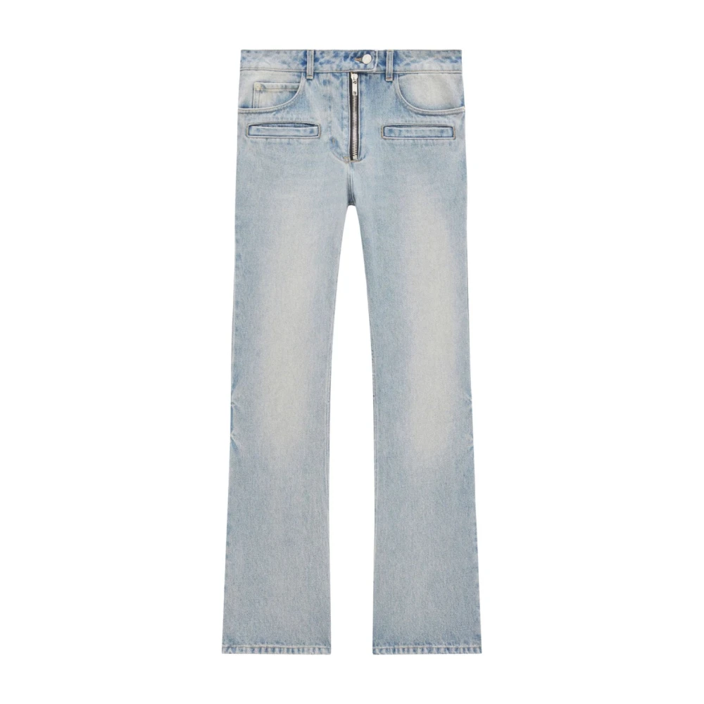 Courrèges Women's Blue Flared Jeans - Bootcut Jeans - W25 - Jeans