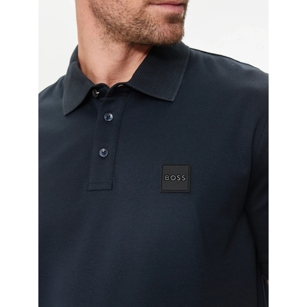 Hugo Boss Blauwe Polo T-shirts en Polos Blue Heren