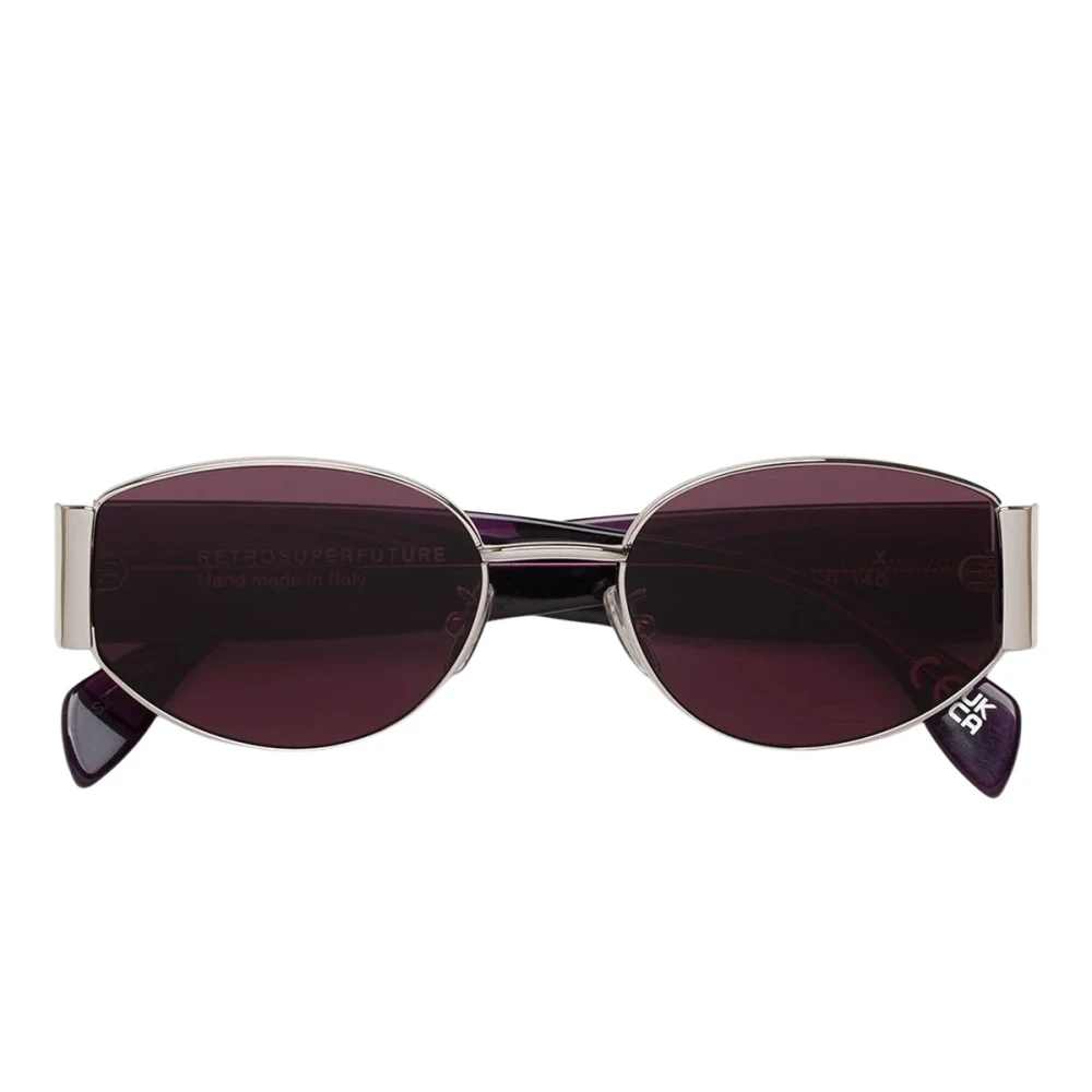 Retrosuperfuture Unisex Purple Sunglasses, 54 Mm, X Melanzana Sunglasses
