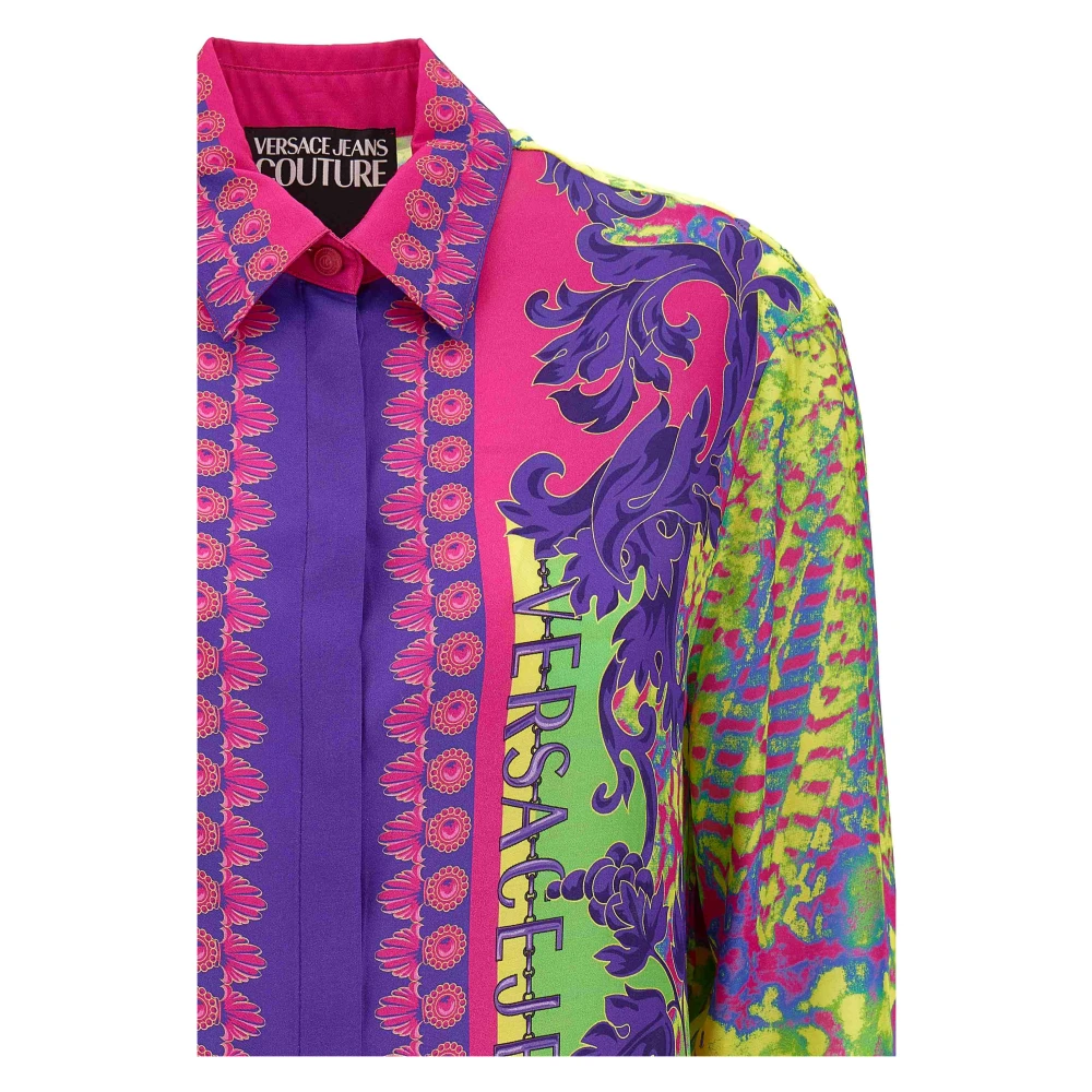 Versace Jeans Couture Stijlvolle Overhemden Collectie Multicolor Dames