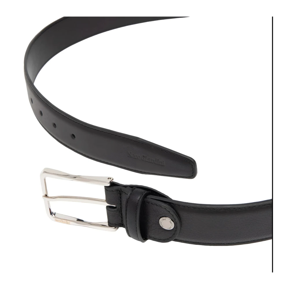 Nerogiardini Heren leren riem Black Heren
