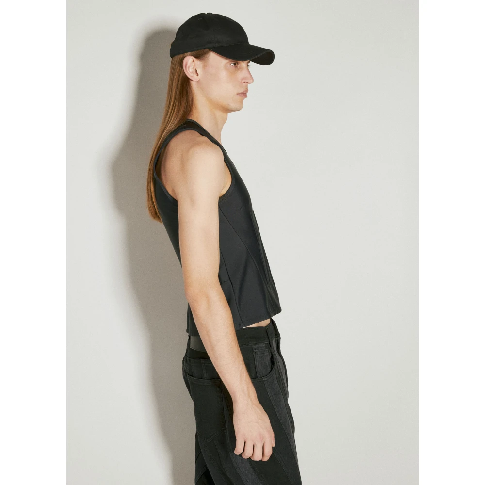 Mugler Tops Black Heren