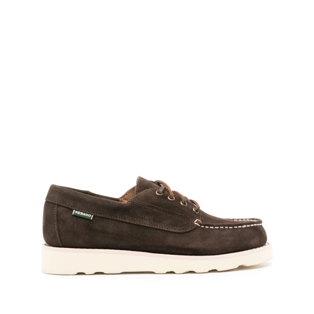 Sebago Uomo Marrone Mocassini In Pelle Sandali