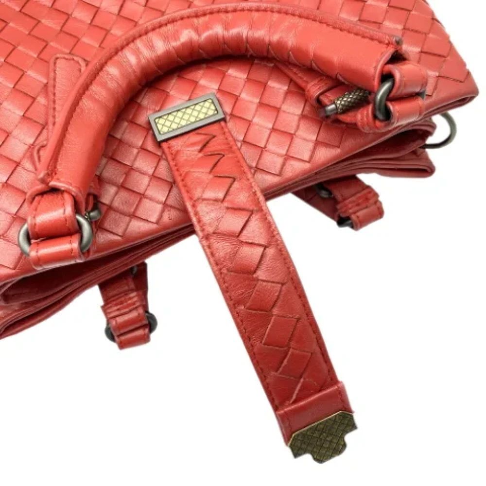 Bottega Veneta Vintage Pre-owned Leather handbags Red Dames