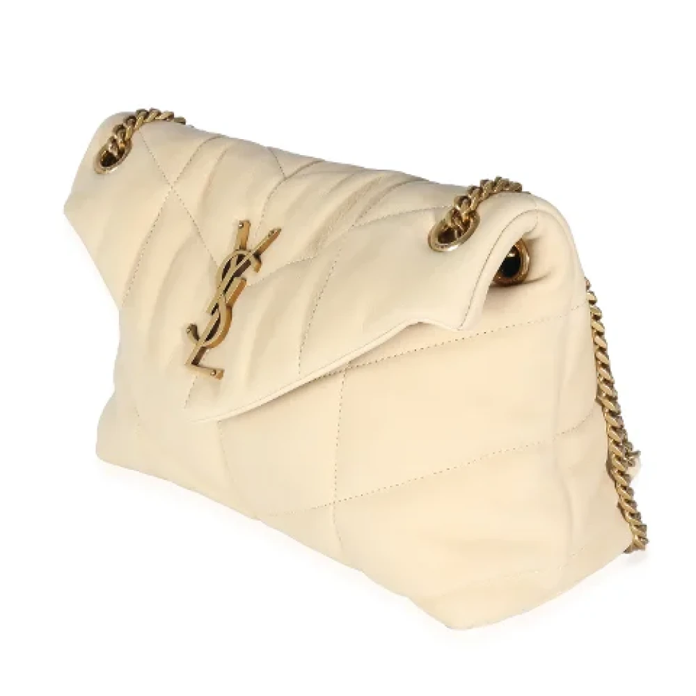 Yves Saint Laurent Vintage Pre-owned Suede shoulder-bags Beige Dames