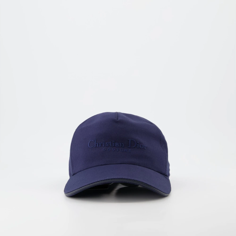 Dior Geborduurde Pet Blue Heren