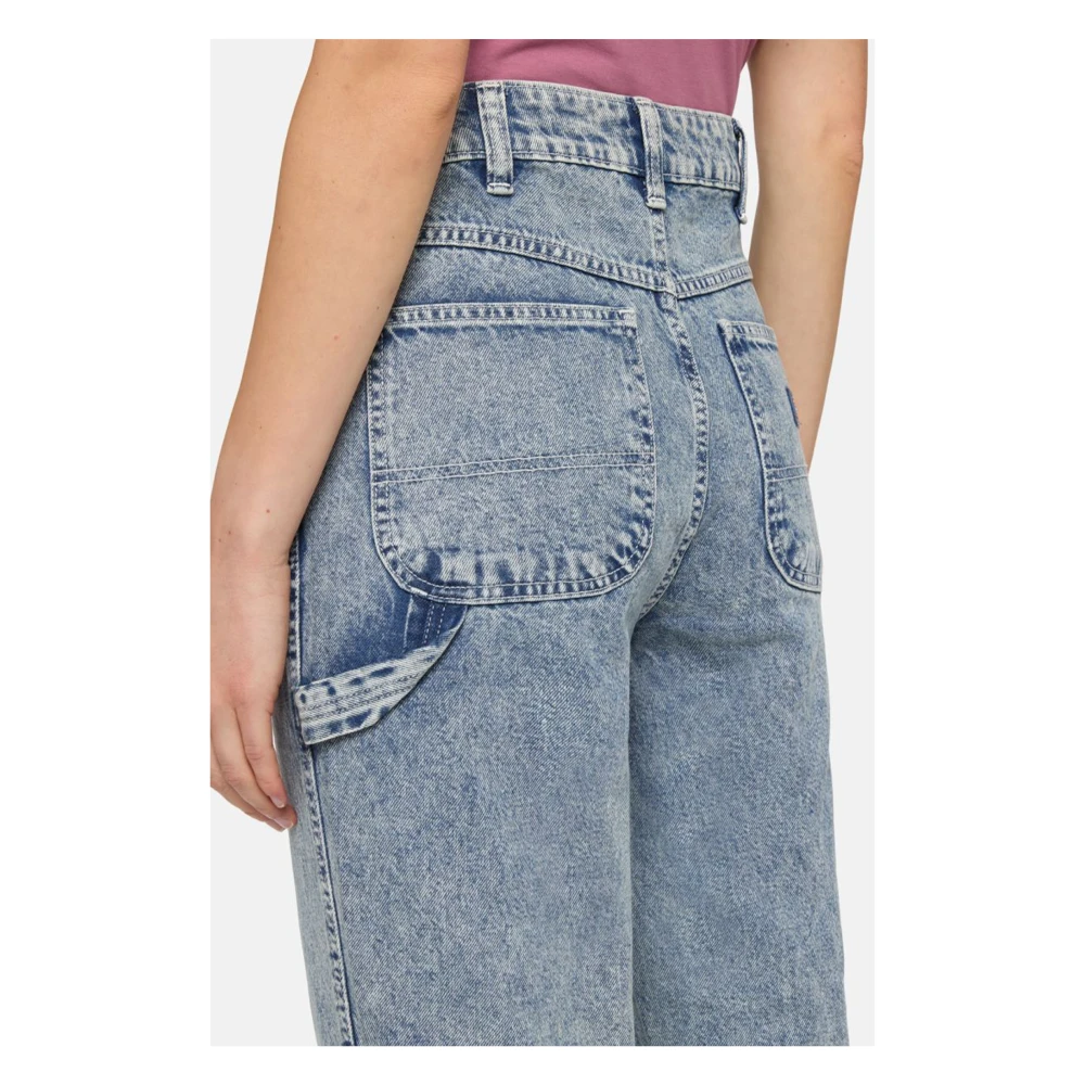 Dickies Casual Cargo Broek voor Mannen Blue Dames