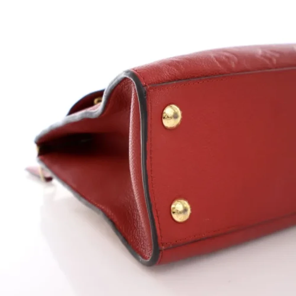 Louis Vuitton Vintage Pre-owned Leather handbags Red Dames