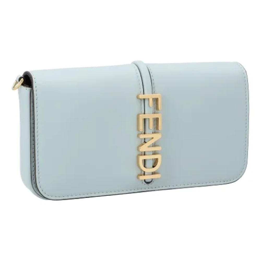 Fendi Leather crossbody-bags Blue Dames