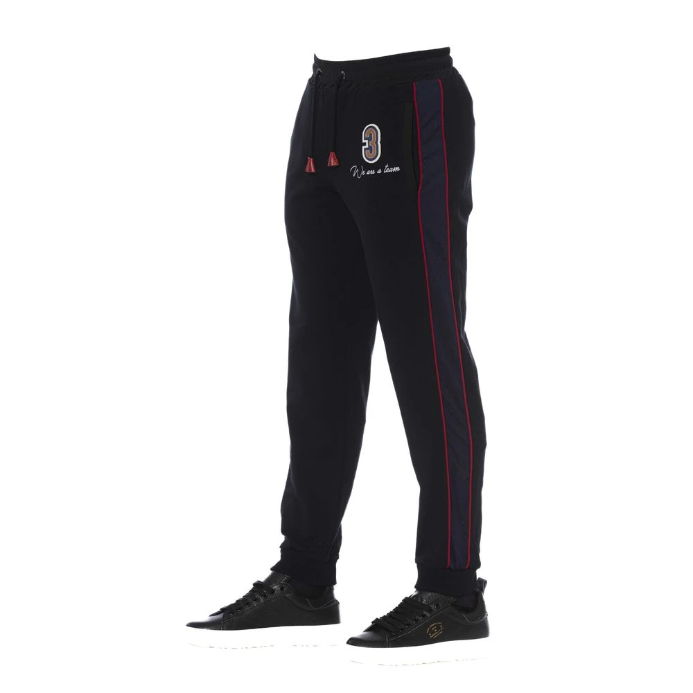 Trussardi Sportieve Zwarte Katoenen Jeans & Broek Black Heren