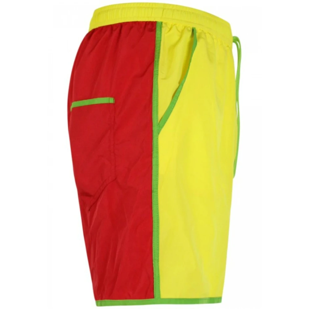 Moschino Heren Zwemshorts Multicolor Strandkleding Yellow Heren