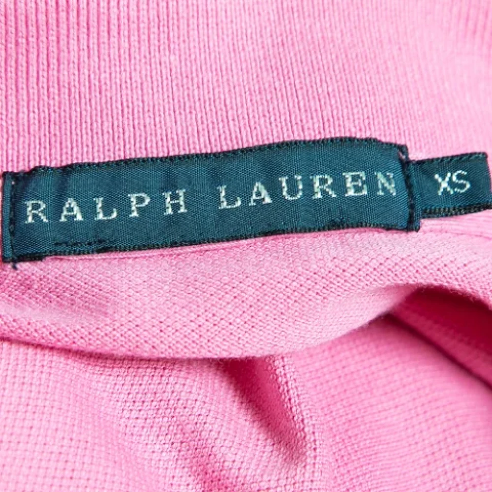 Ralph Lauren Pre-owned Cotton dresses Pink Dames