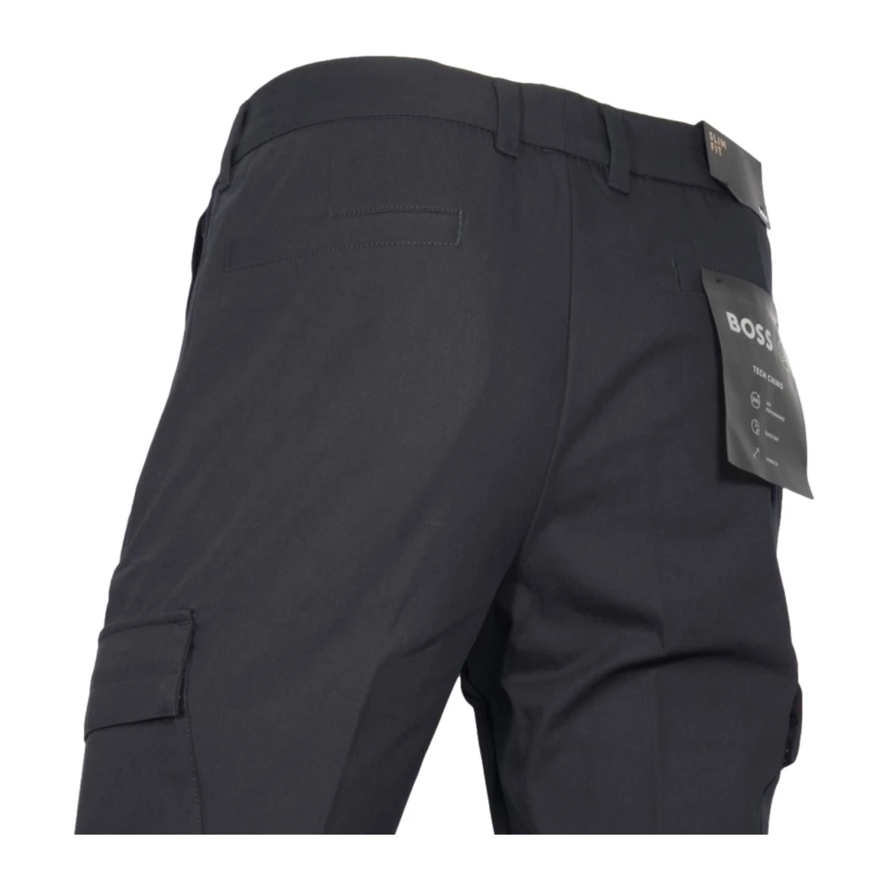 Hugo Boss Cargo Broek Slim Fit Zwart Black Heren