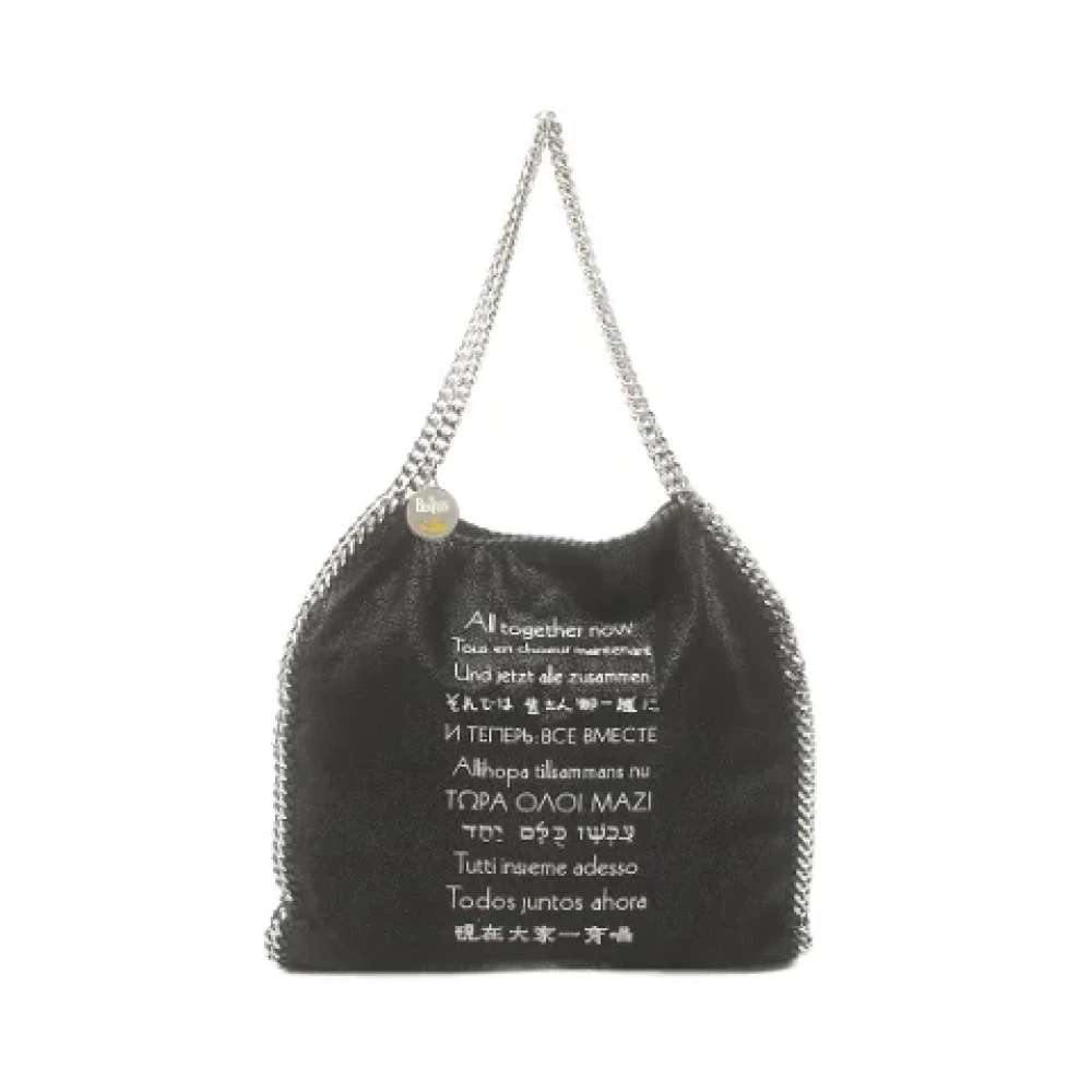 Stella McCartney Pre-owned Leather shoulder-bags Black Dames