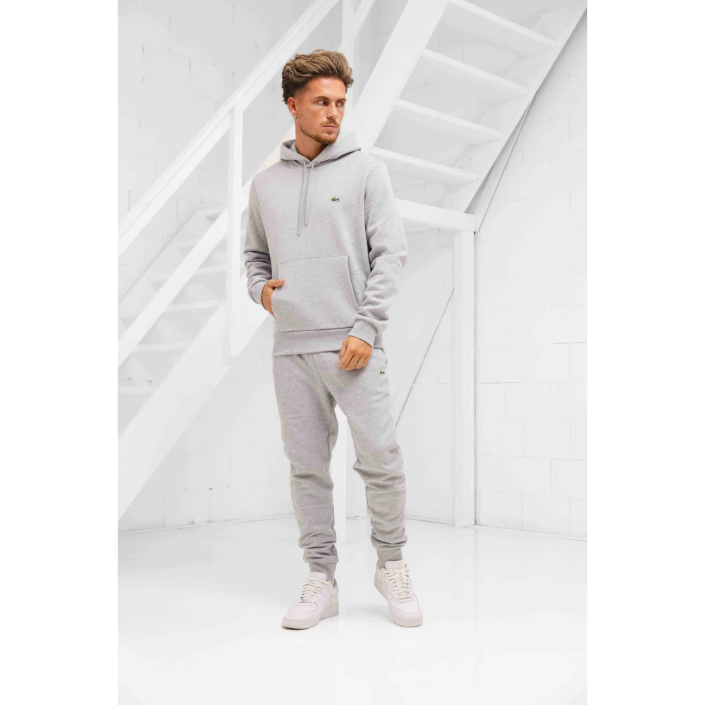 Lacoste Hoodie Tracksuit Gray Heren