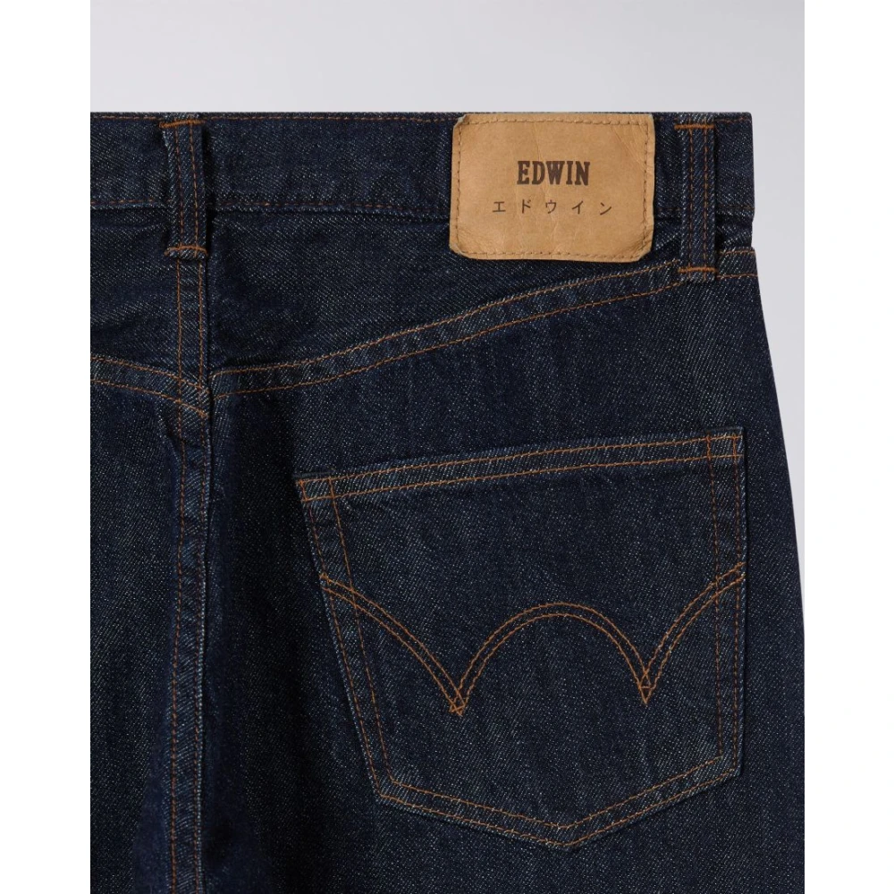 Edwin Slim Tapered Blauw Rinsed Jeans Blue Heren