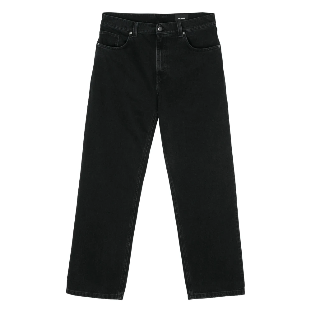 Axel Arigato Zwarte relaxte rechte jeans Black Heren