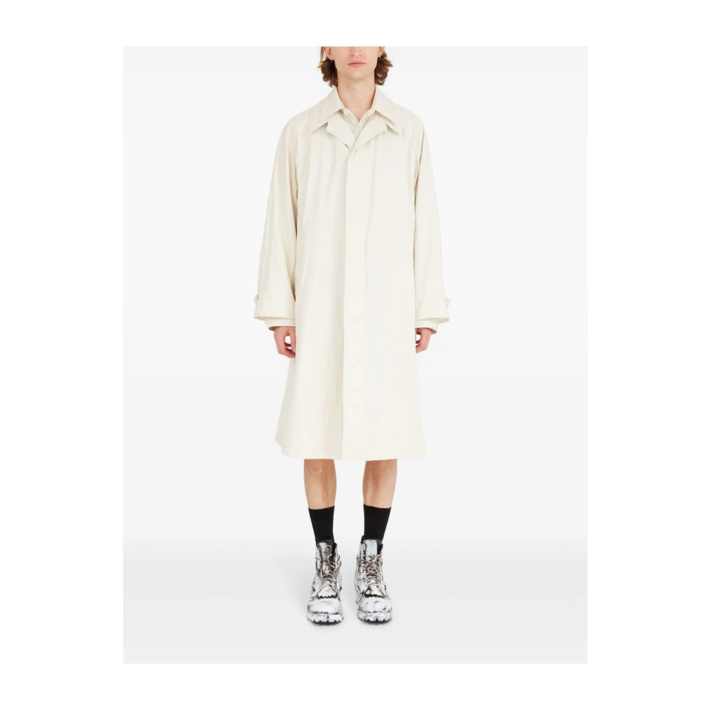 Maison Margiela Witte Winterjassen White Heren
