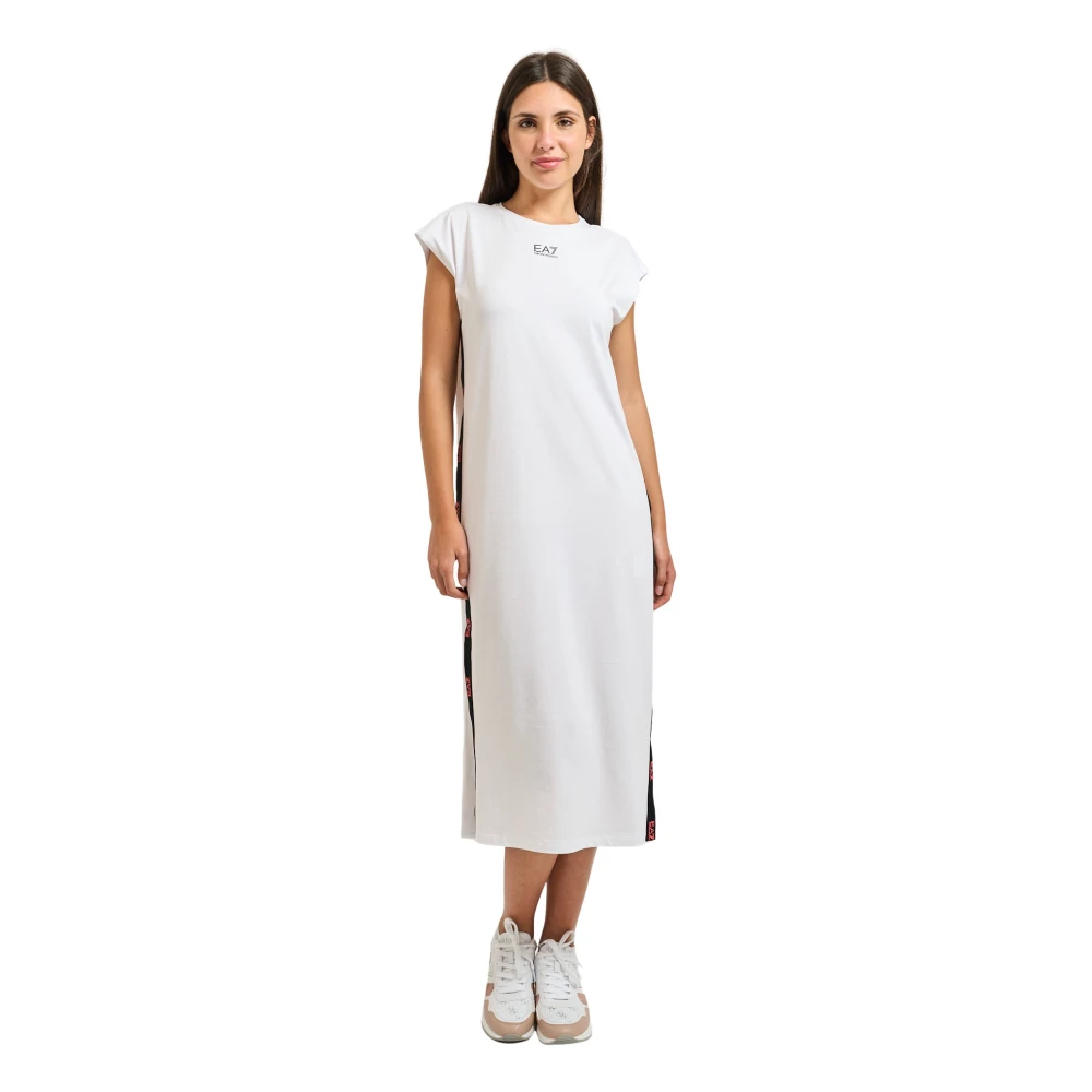 Emporio Armani Damen Weiß Kleider, Lgröße: