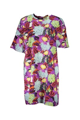 robe-courte-en-coton-violet