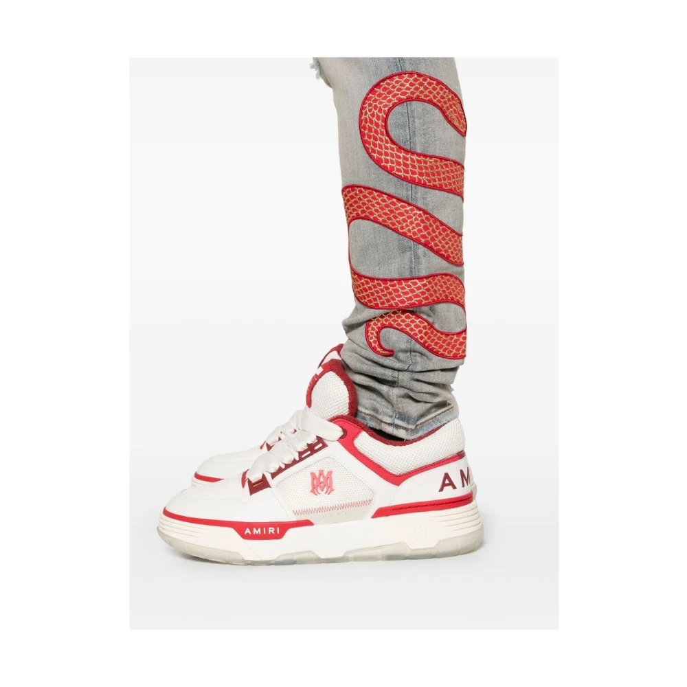 Amiri Lichtblauwe Ripped Jeans Klassieke Stijl Blue Heren