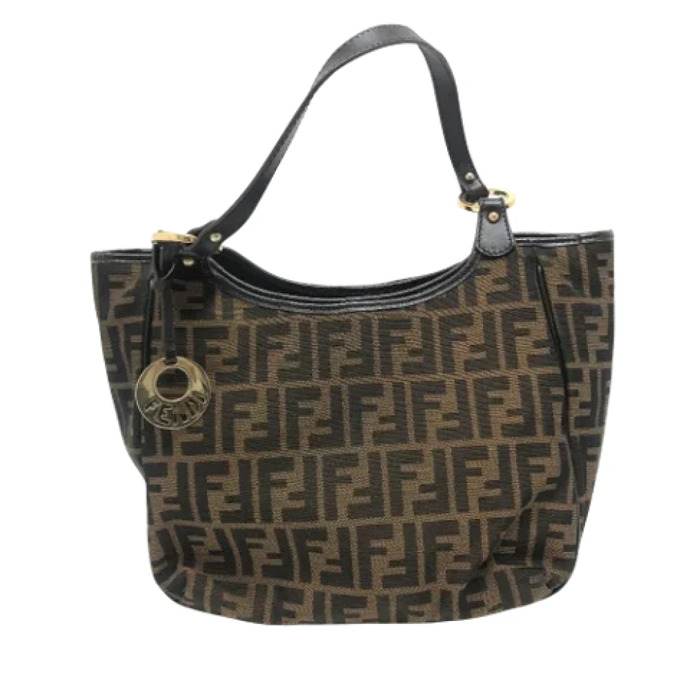 Fendi Vintage Pre-owned Fabric fendi-bags Brown Dames