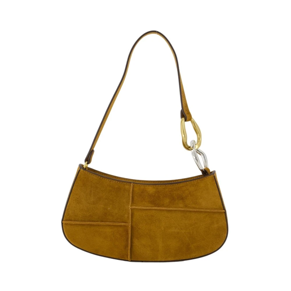Staud Brown Shoulder Bags, Female, One Size, Leather Shoulder Bag