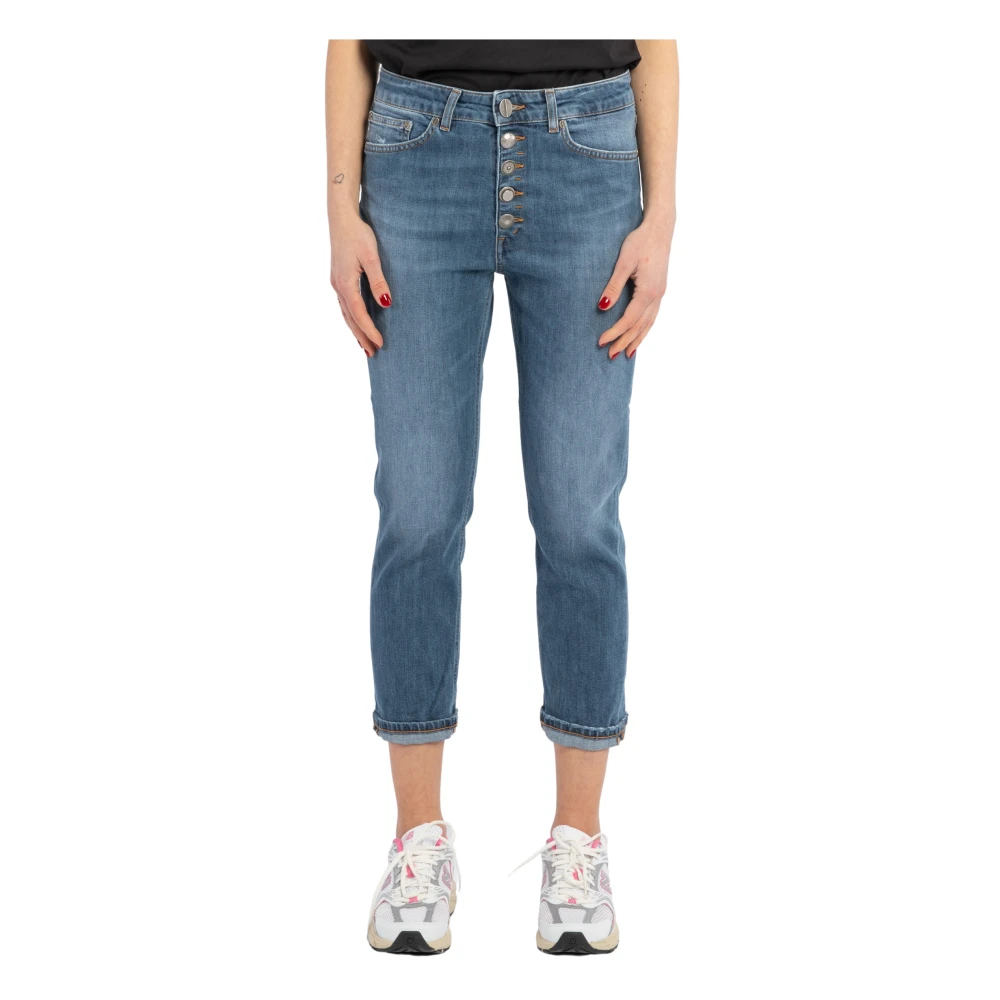 Dondup Cropped Jeans Blue Dames