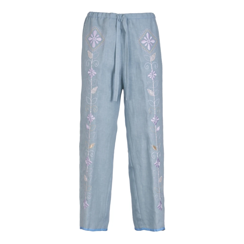 Trousers > Straight Trousers - - Forte Forte - Modalova