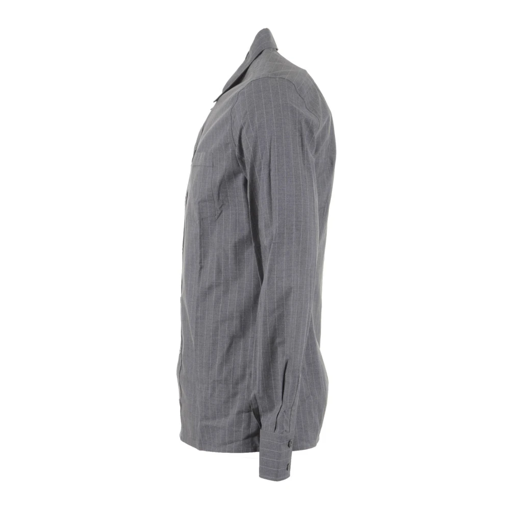 Dolce & Gabbana Gestreept overhemd met lange mouwen voor heren Gray Heren