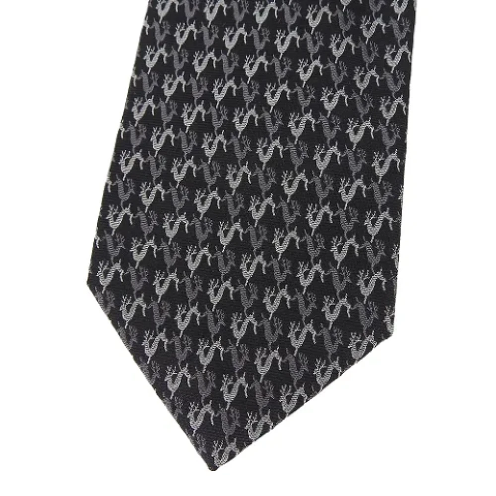 Gucci Vintage Pre-owned Canvas home-office Black Heren