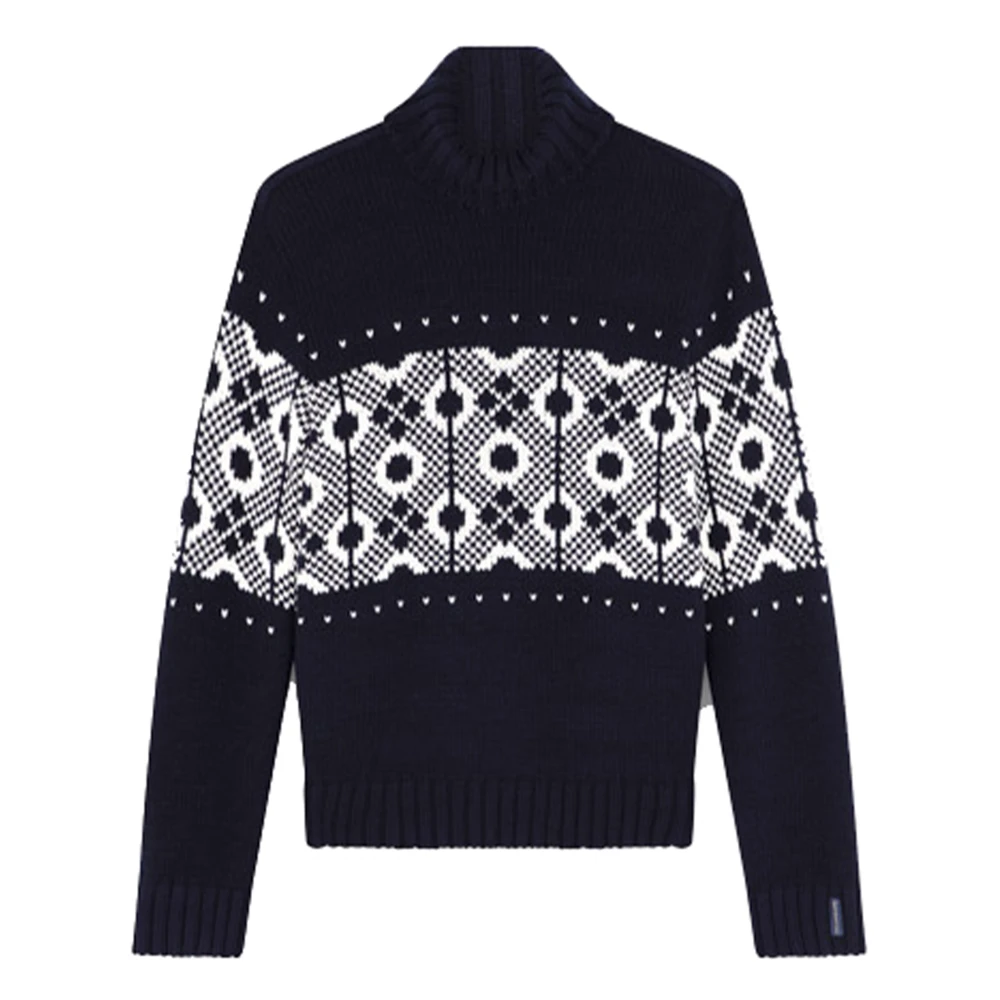 PAUL & SHARK Stijlvolle Dolcevita Trui Blue Heren