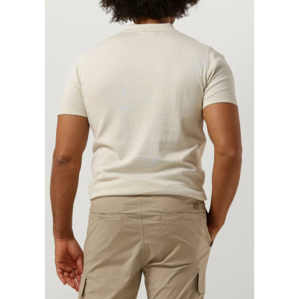 Dstrezzed Heren Stijlvolle Polo Shirt Beige Heren