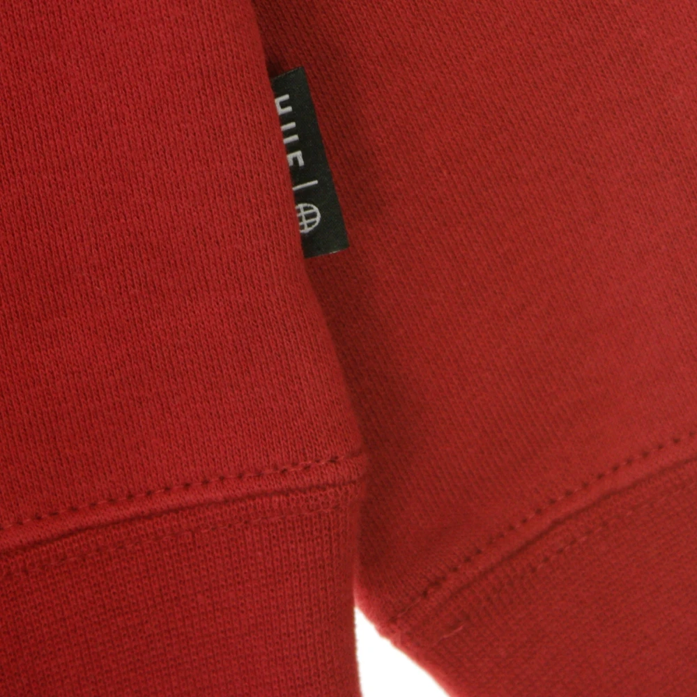 HUF Rode hoodie met trekkoord capuchon Red Heren