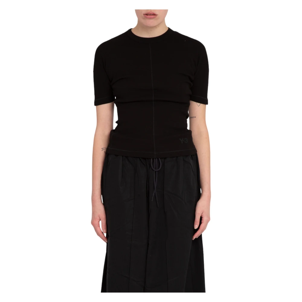 Y-3 - Tops > T-Shirts - Black - Y-3 - Modalova