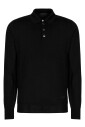 pull-polo-noir-avec-aigle-brode