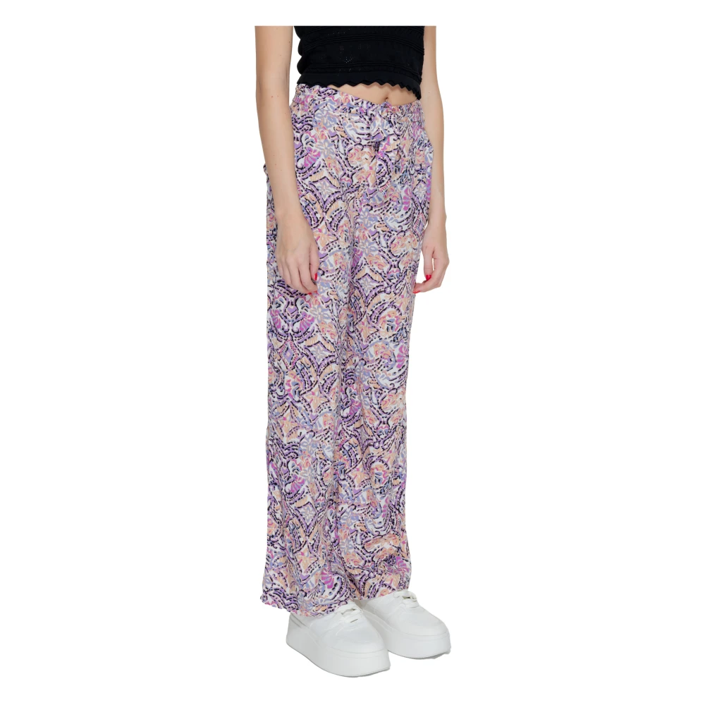 Only Palazzo Wide Leg Pants Multicolor Dames