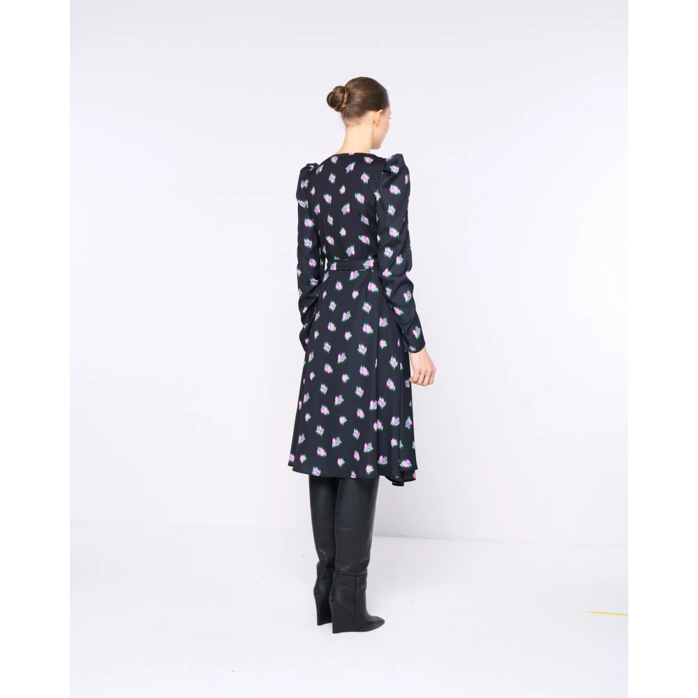 Silvian Heach Fantasy chemisier jurk met V-hals Black Dames
