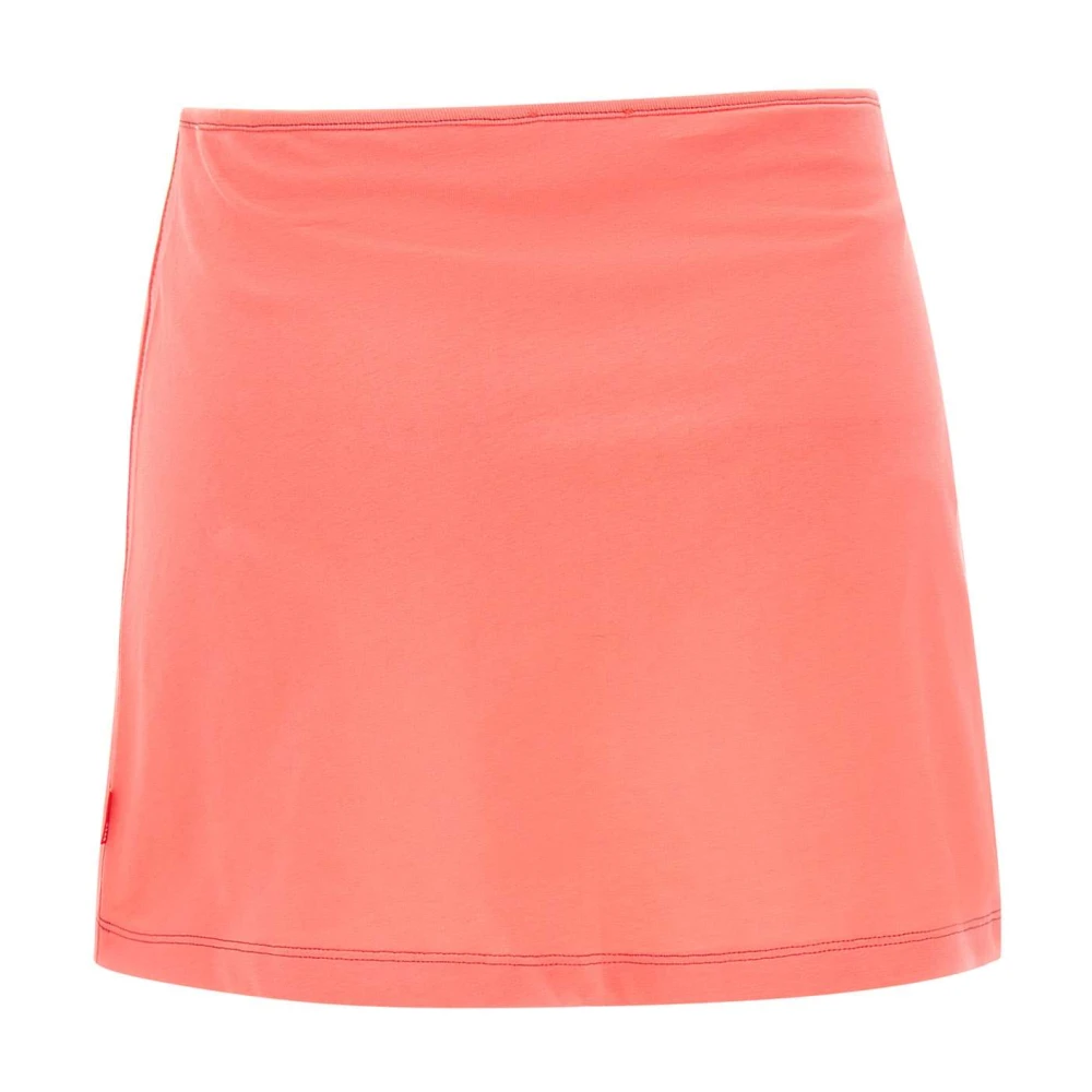Diesel Roze Mini Rok Elastische Taille Pink Dames