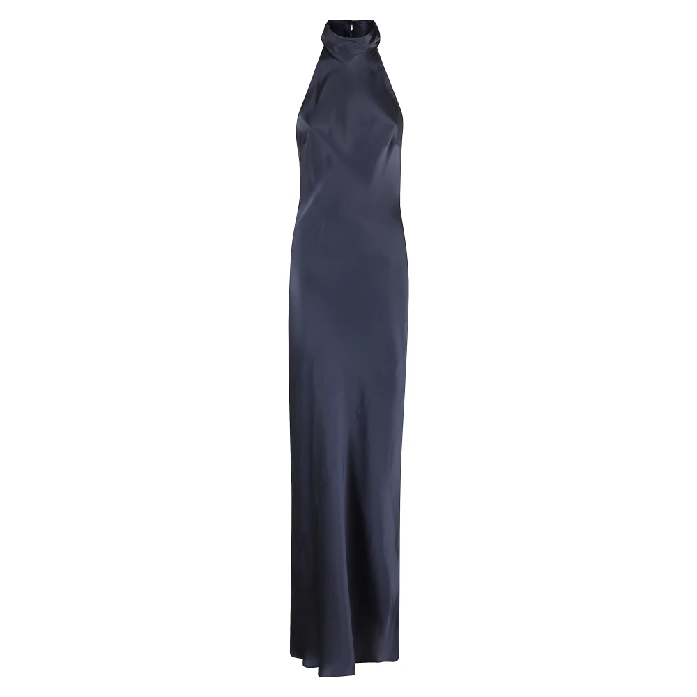 Semicouture Elegante Jurk Blue Dames