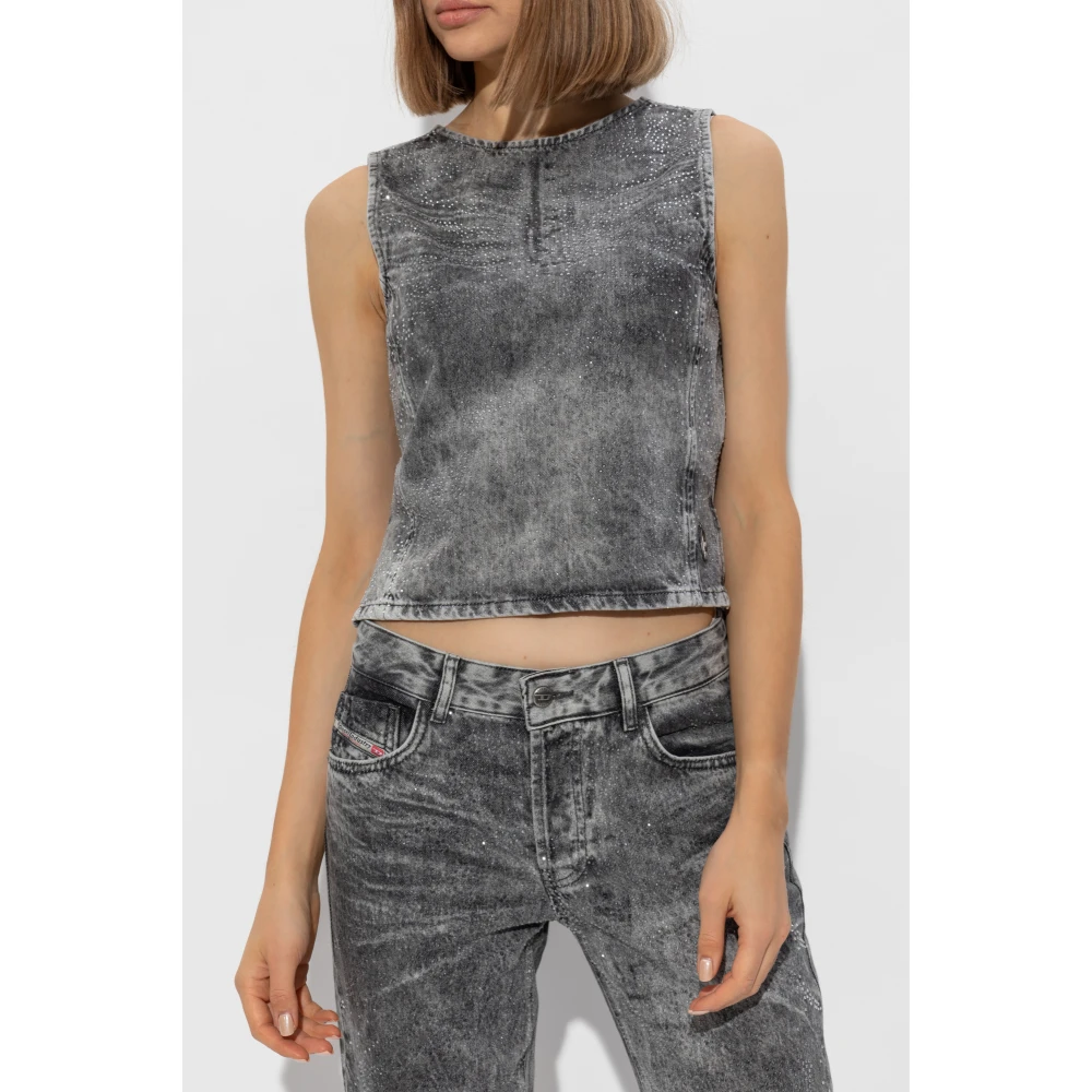 Diesel Top De-Pinar-S Gray Dames