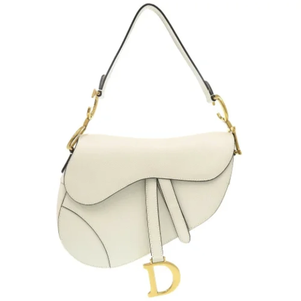 Dior Vintage Pre-owned Fabric dior-bags Beige Dames