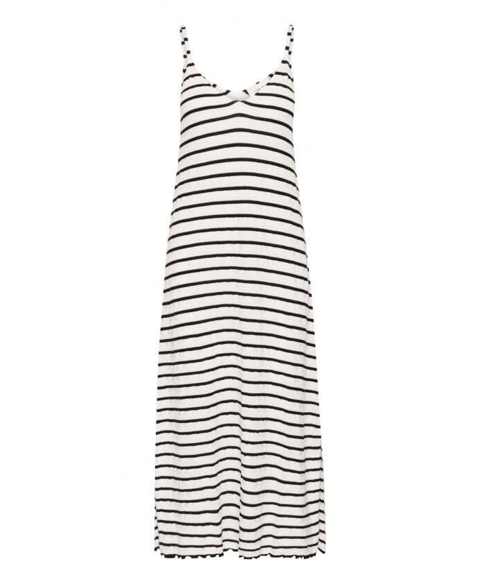 robe-tricotee-simple-rayures-noires
